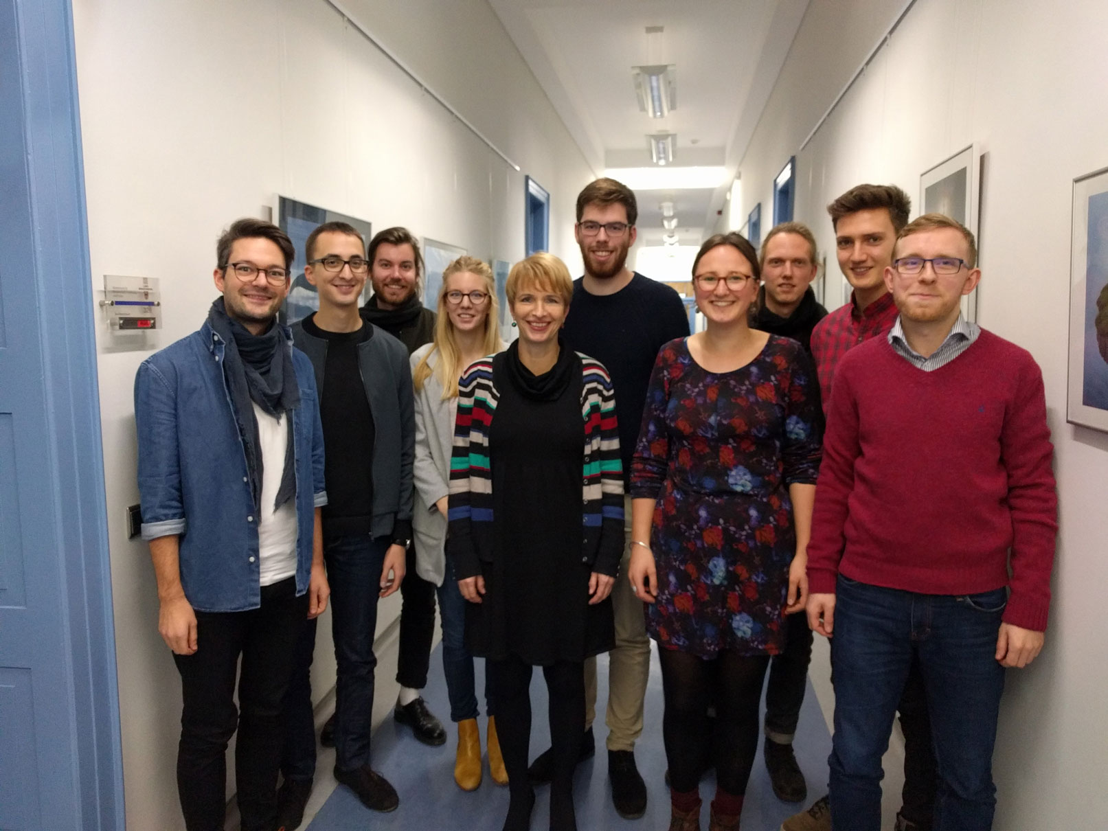 Mitglieder der BRANDSTUVE mit der Ministerin für Wissenschaft, Forschung und Kultur des Landes Brandenburg Dr. Martina Münch